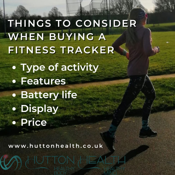 Things to consider when buying a fitness tracker list