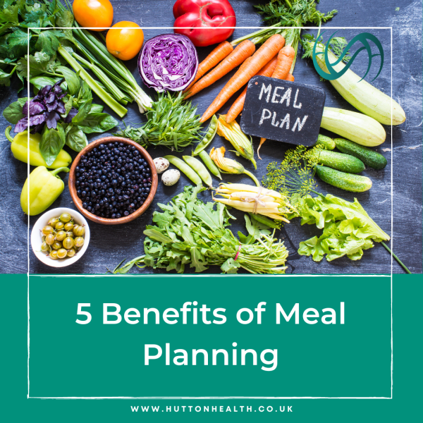 5 benefits of meal planning