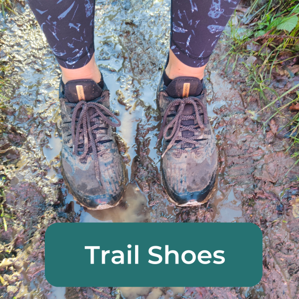 Trail shoes in mud