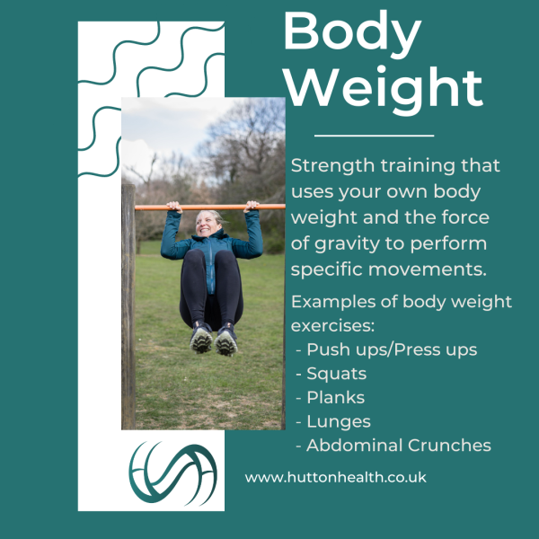 strength training using body weight