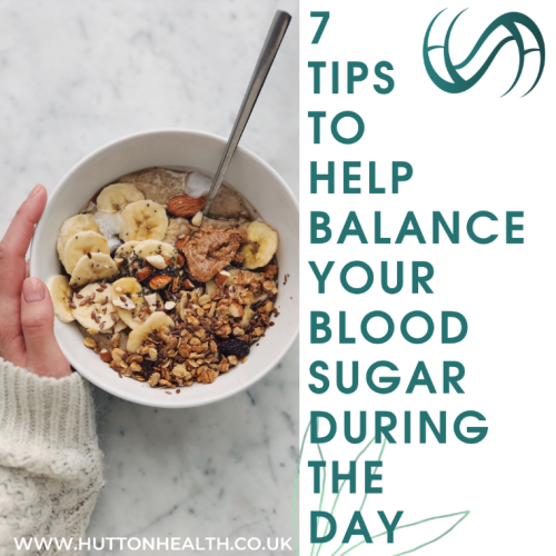 7 Tips to help balance your blood sugar during the day
