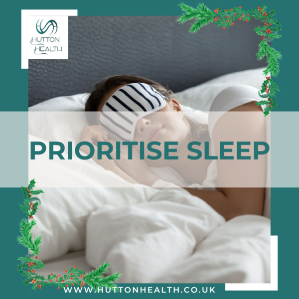 Tips for a healthy holiday season: prioritise sleep